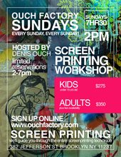 Lade das Bild in den Galerie-Viewer, SCREEN PRINTING WORKSHOP (Jan 11th or 18th registration)