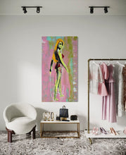 Load image into Gallery viewer, Barbie on Abstract Background
