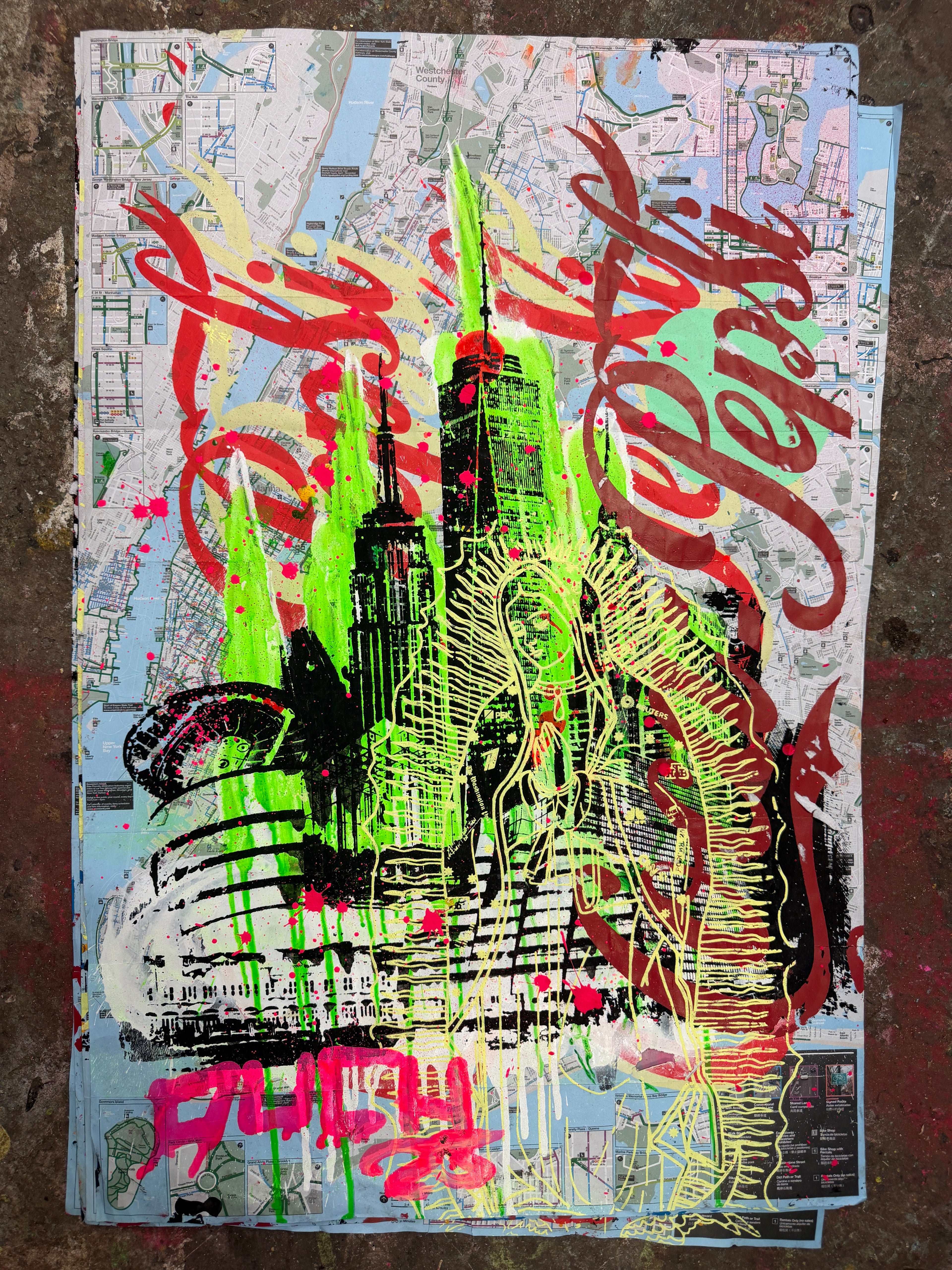 Guadalupe Over NYC Zalupe