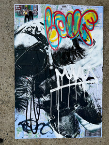 Astronaut On NYC Map