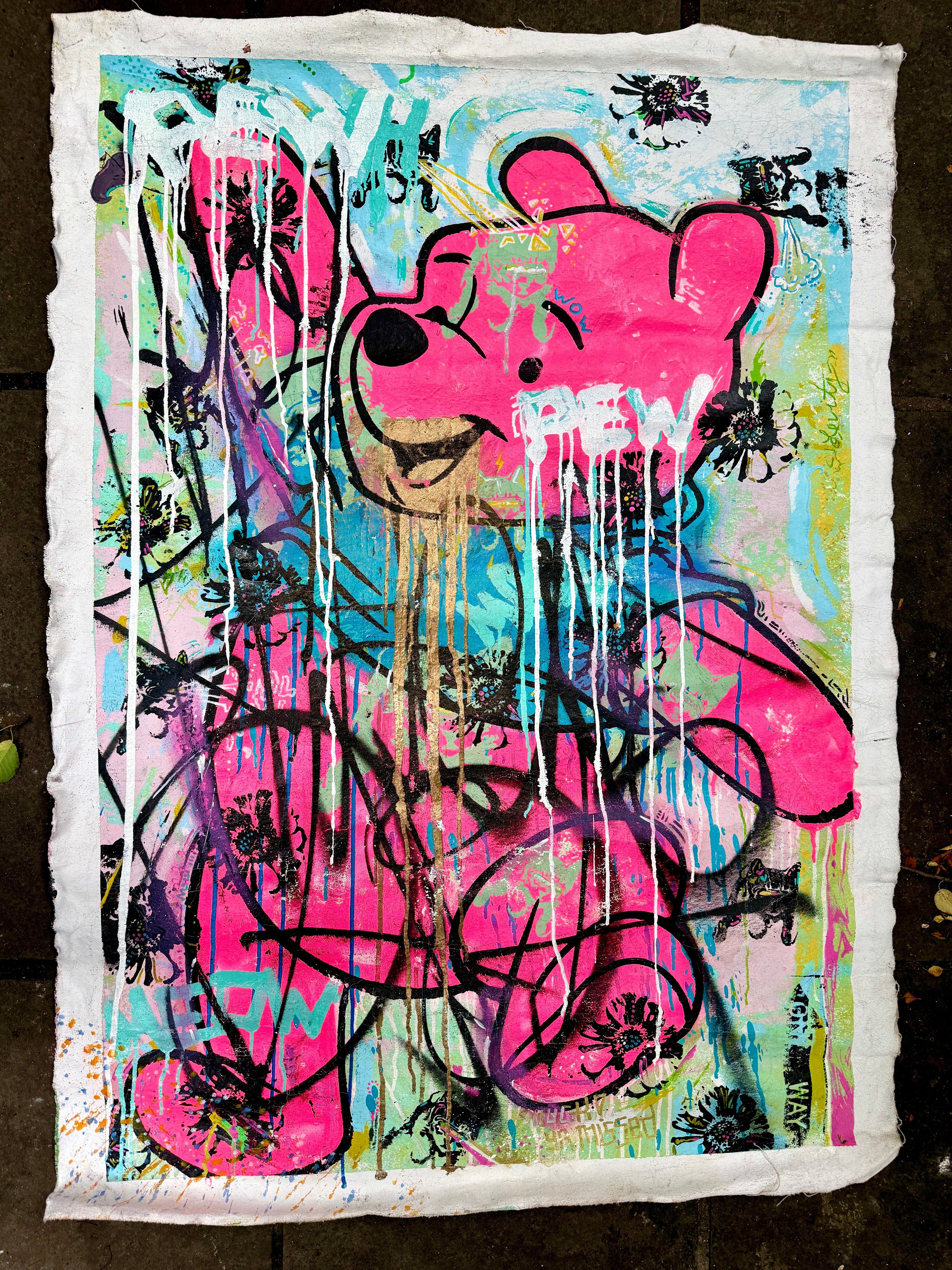 Pew Winnie Pooh /OUCH x Laser Cats