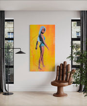 Load image into Gallery viewer, Barbie on Yellow
