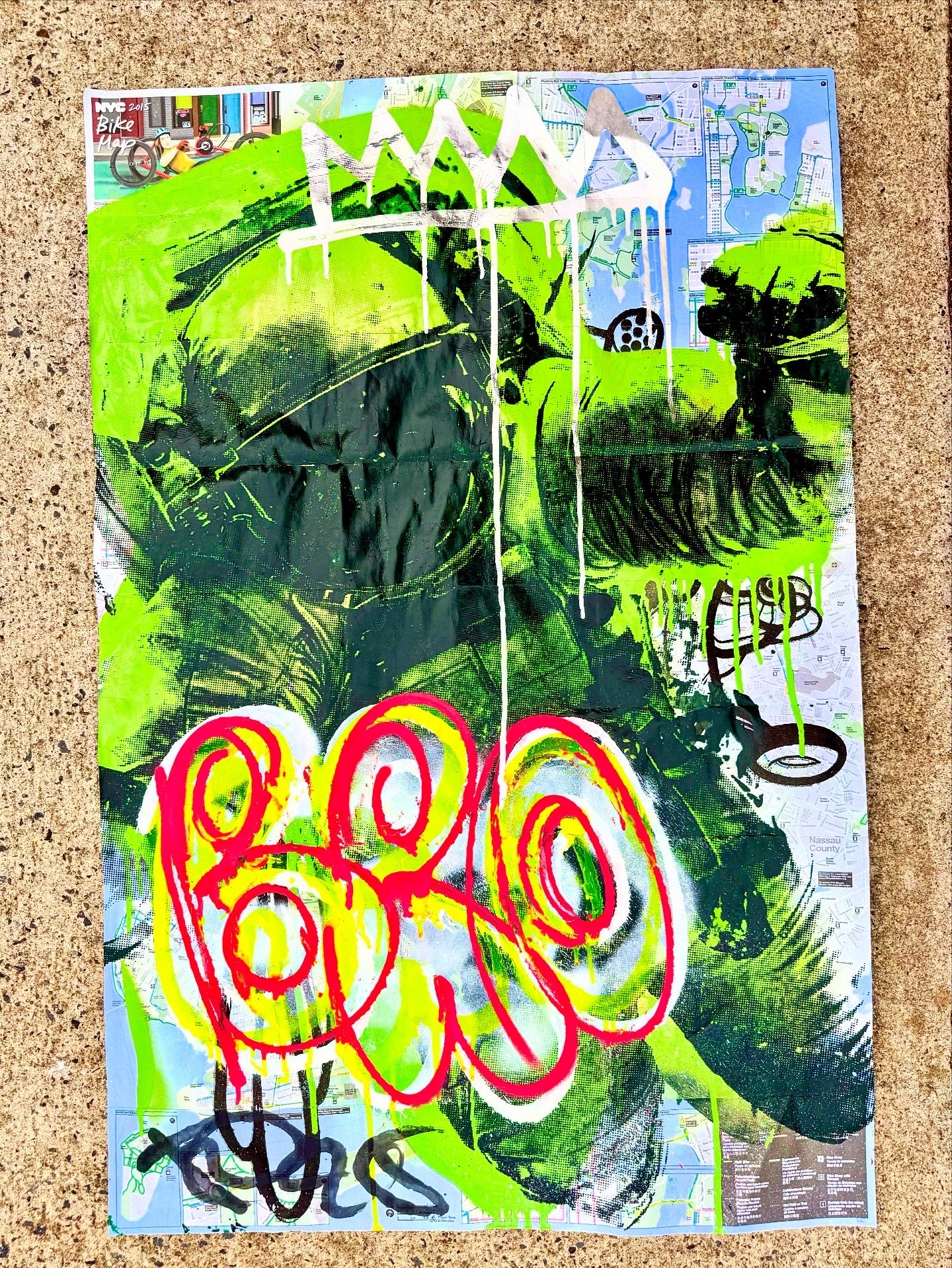 Astronaut Bro On NYC Map