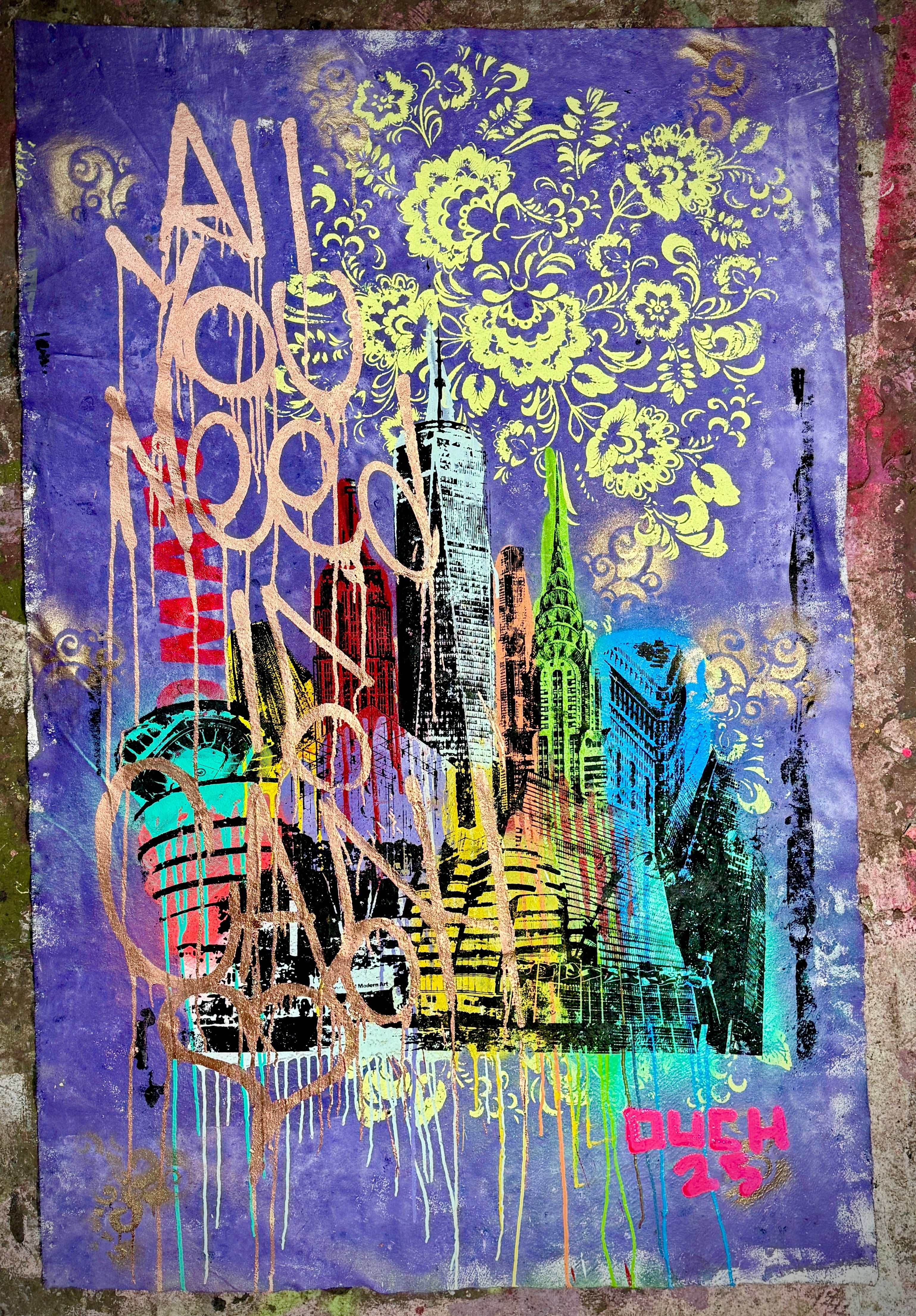 All You Need Is Cash. New York Skyline