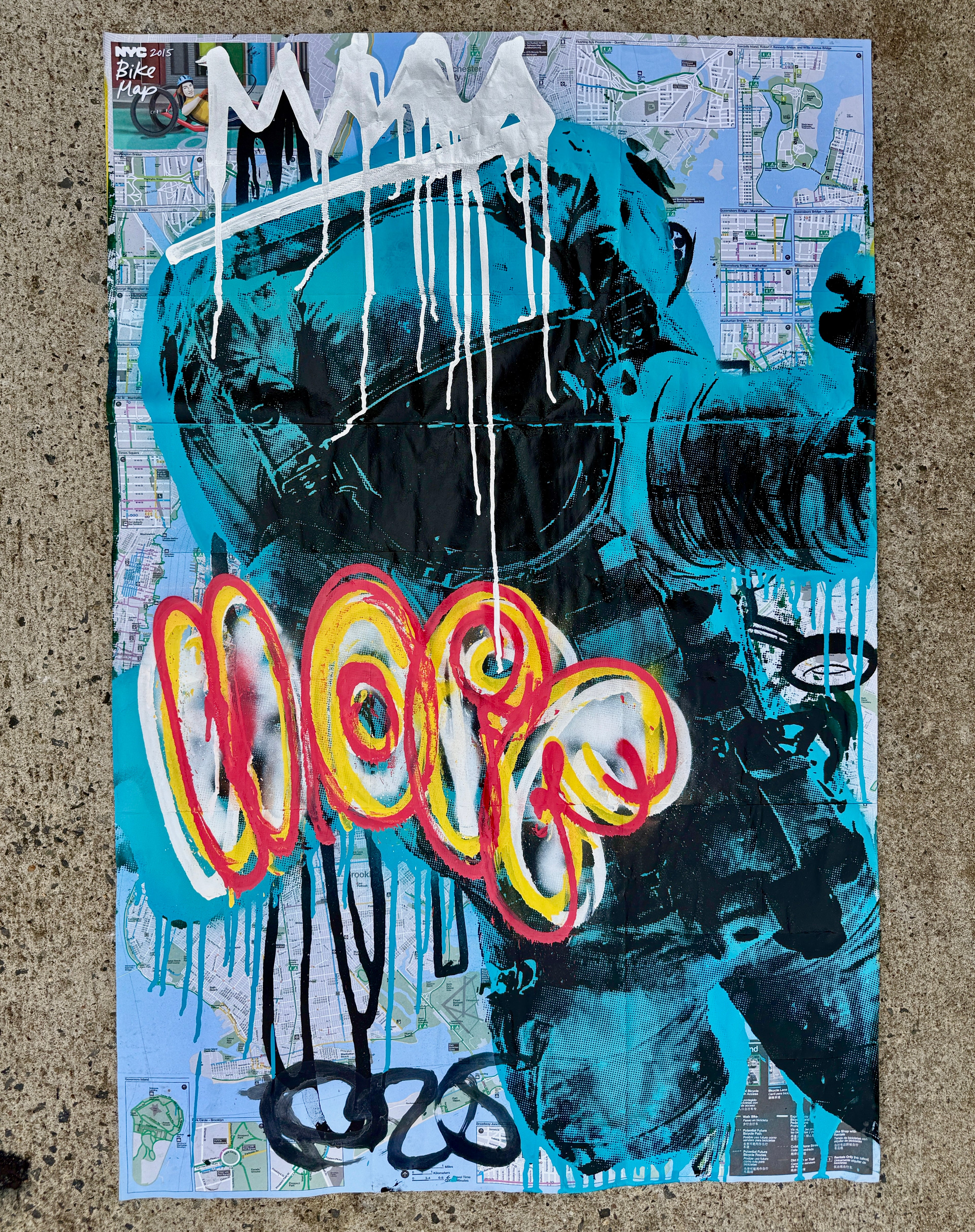 Astronaut Hope On NYC Map