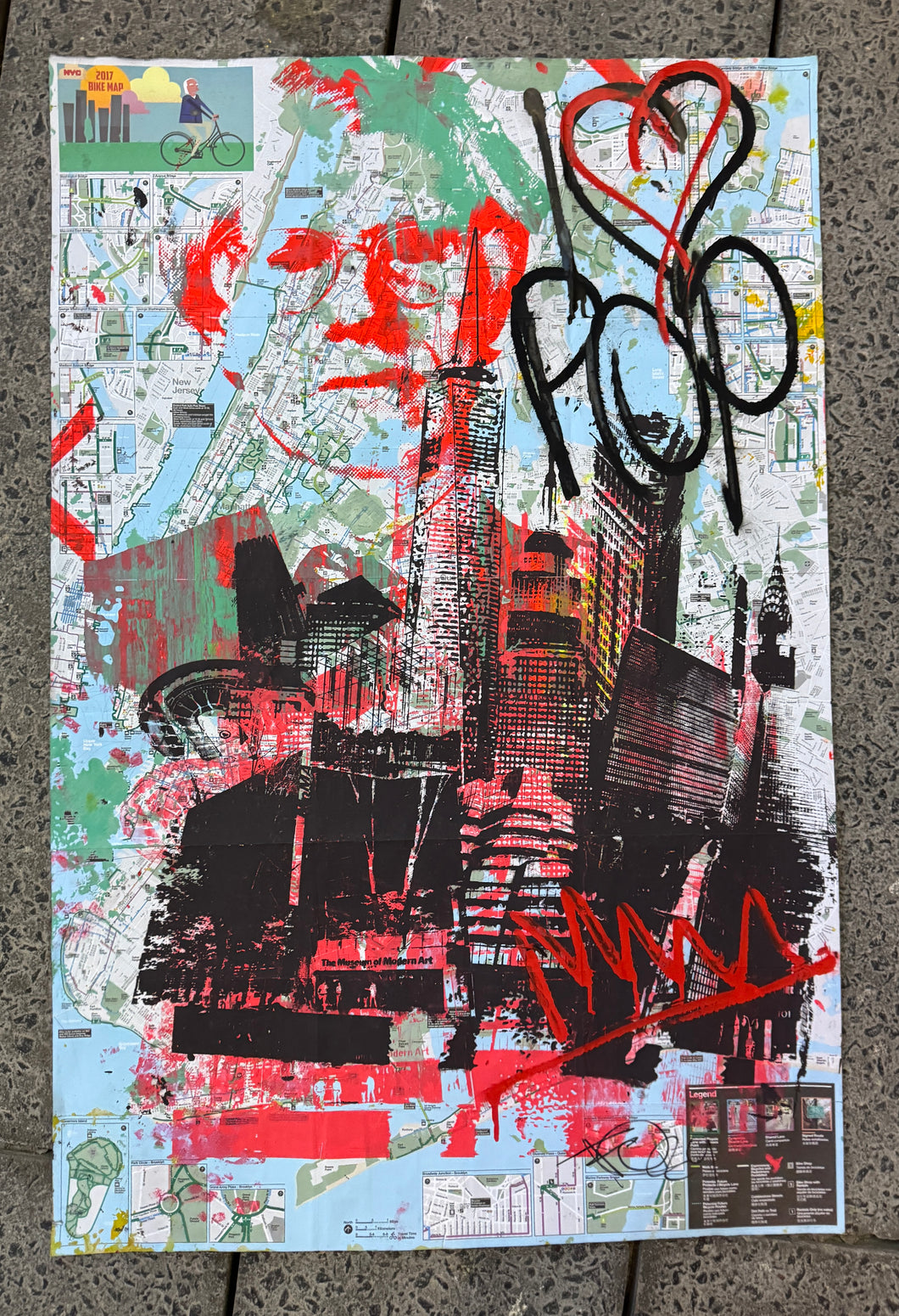 I Love Pop Fake Skyline