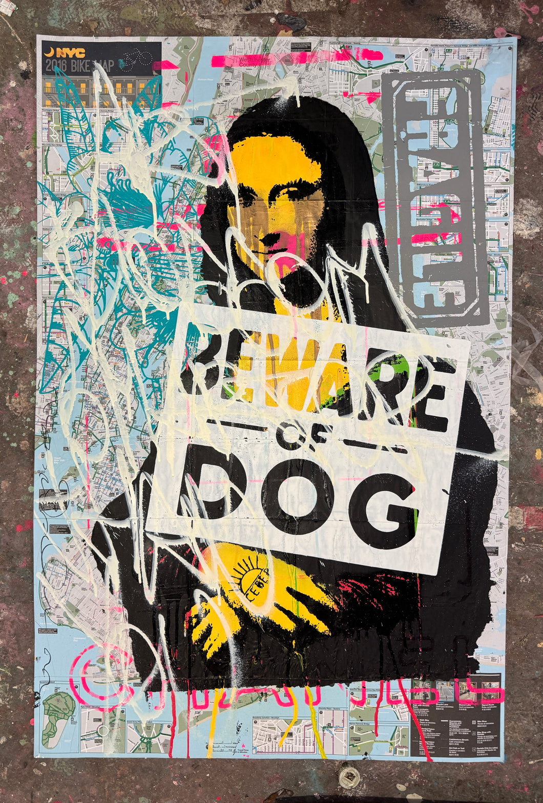 Mona Lisa Beware of Dog