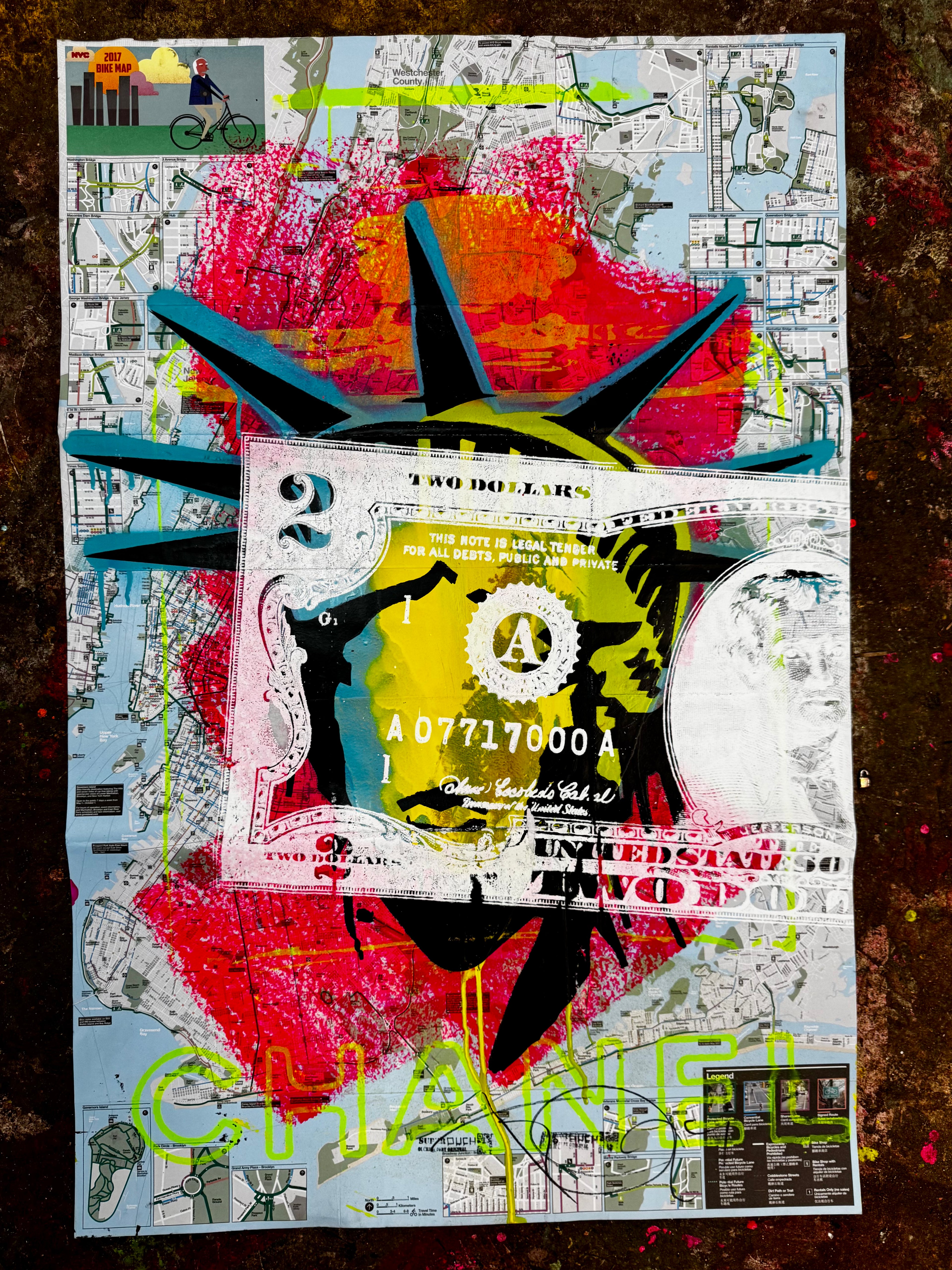 Faceless Liberty 2 dollars Chanel