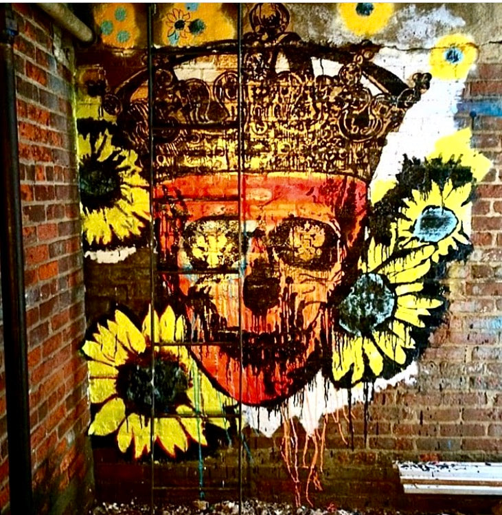 Imperial Scull - Mural Bushwick 2012