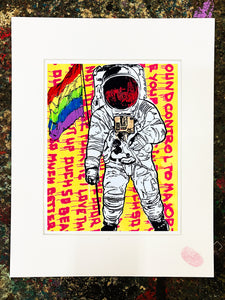 Impression d’astronaute