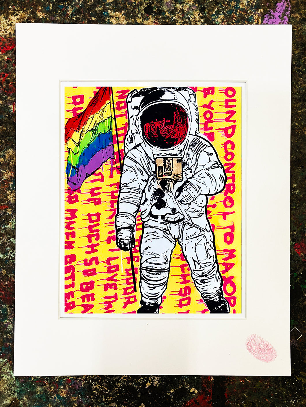 Impression d’astronaute