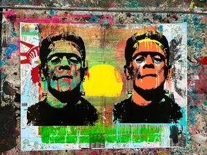 Frankenstein au coucher du soleil