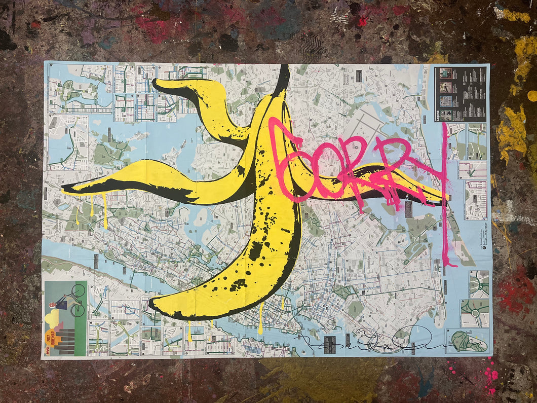 Désolé, la banane mangée par Warhol