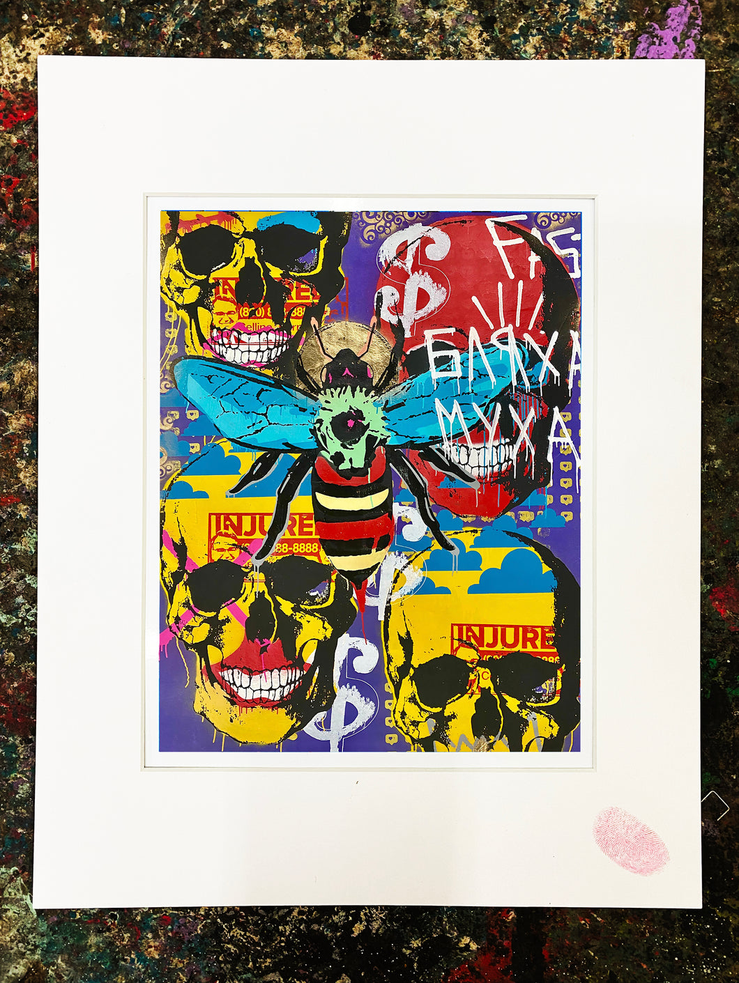 Bee Skulls Print