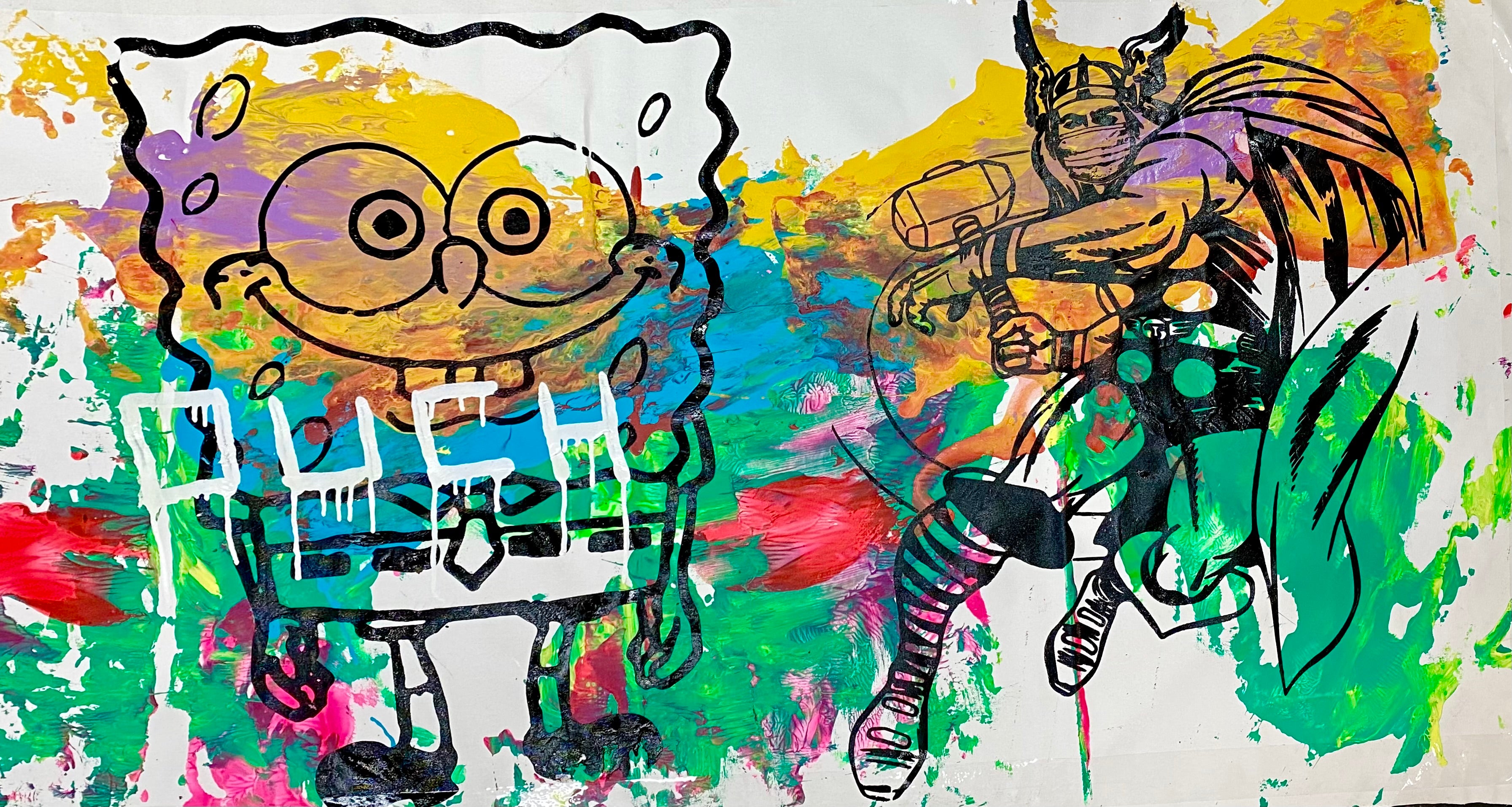 SpongeBob and Thor White